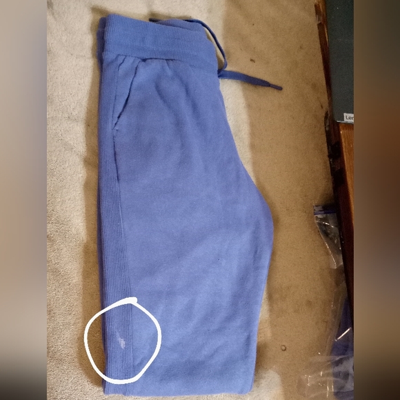 Members Mark Ribbed Fleece Joggers Sz Lg - Picture 5 of 6